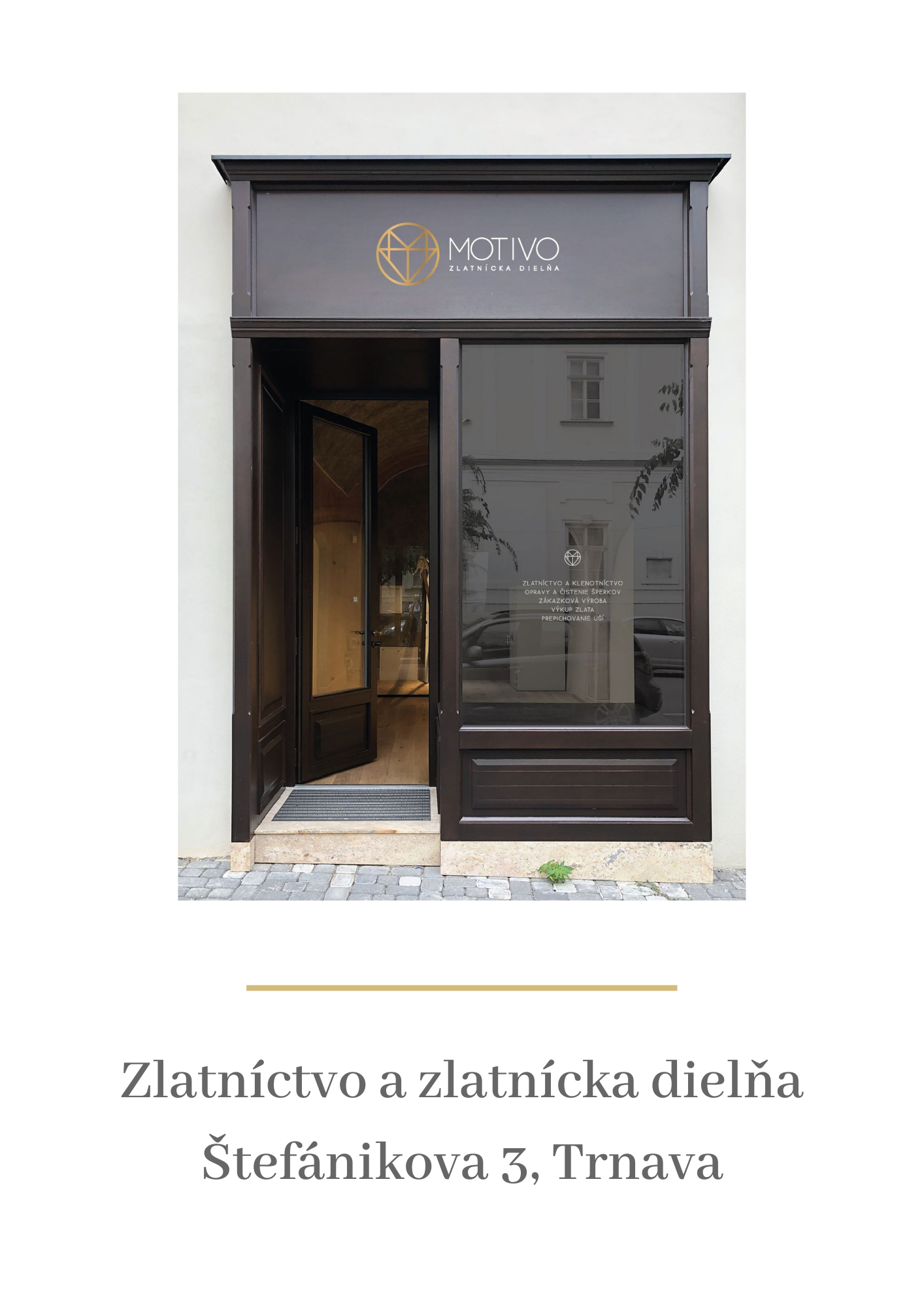 Zlatnícto MOTIVO GOLD