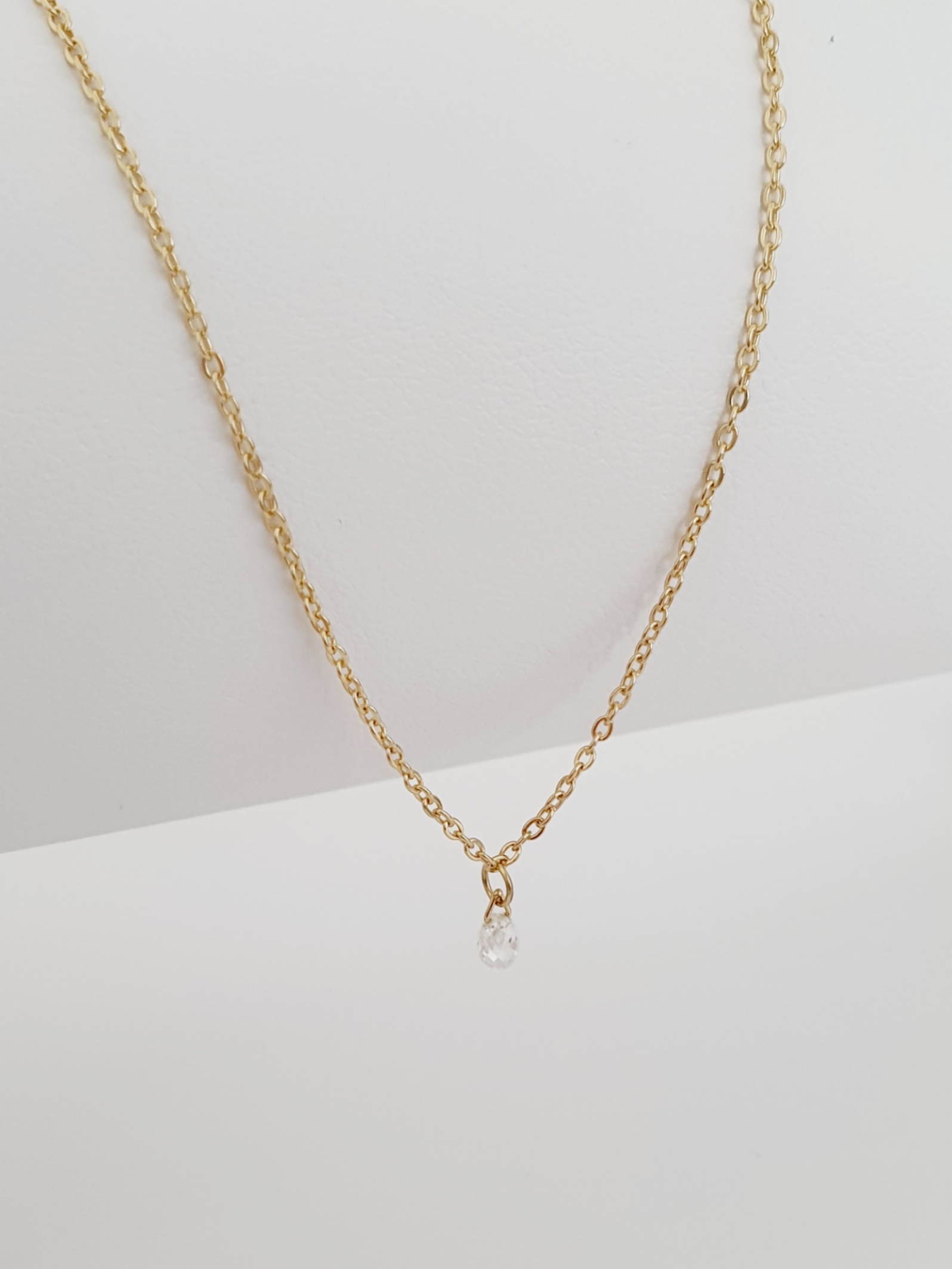 Náhrdelník White Diamond Drop – Obrázok 2